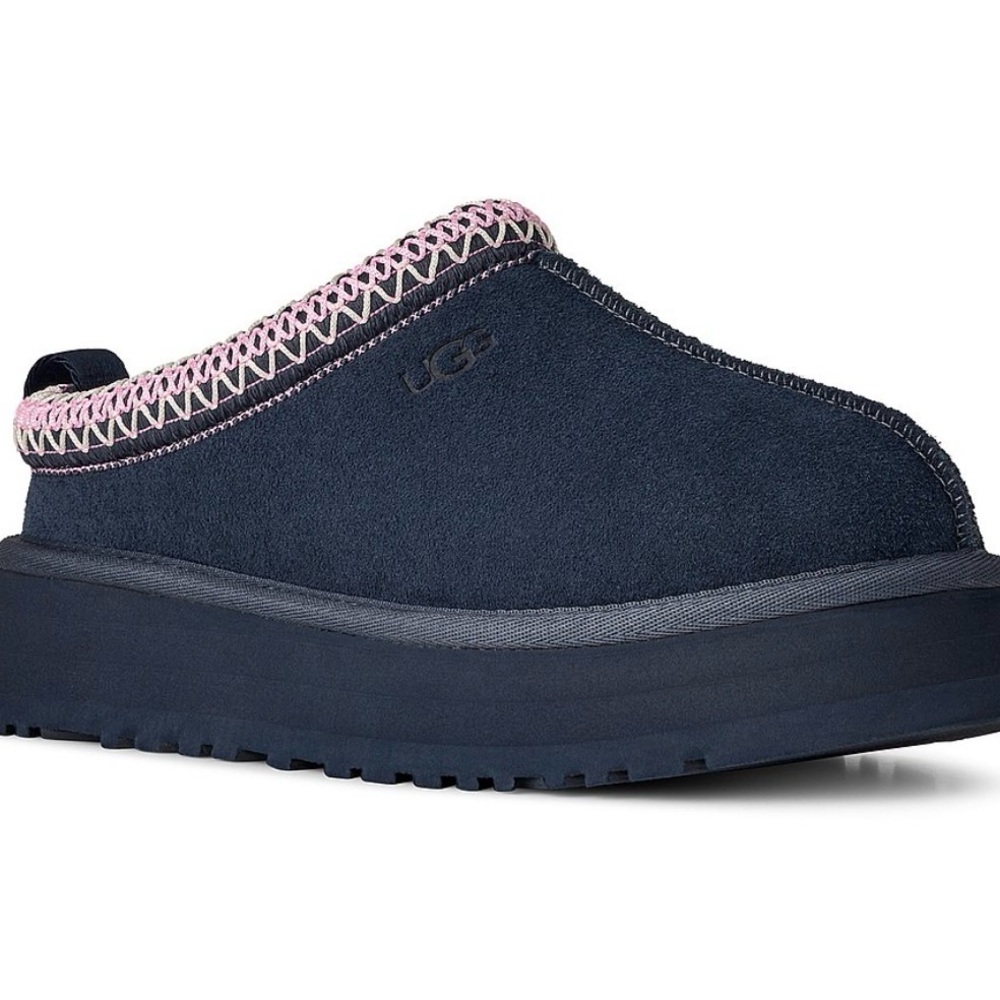 NEW UGG Tazz II  Dark Indigo Blue size 8 Platform Slippers